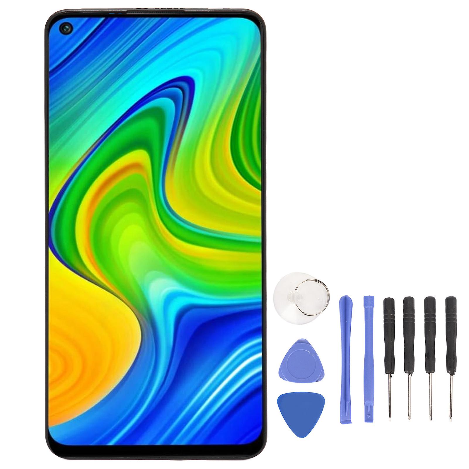 6.53in LCD Screen Replacement With Tools 3D Sensitive Touch LCD Display Touch Replacement Screen for Redmi Note 9 for 10X 4G