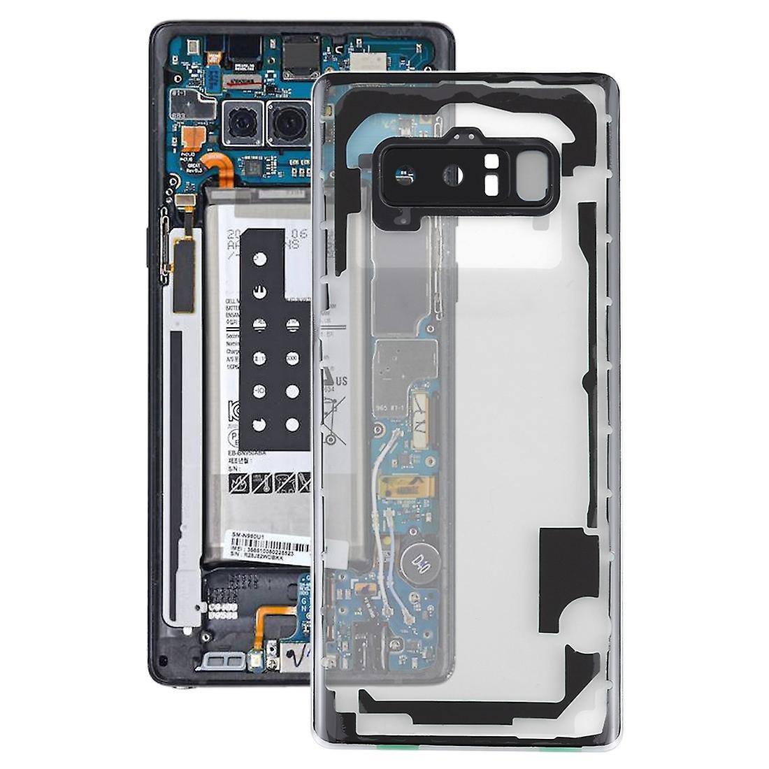 Transparent Battery Back Cover for Samsung Galaxy Note 8