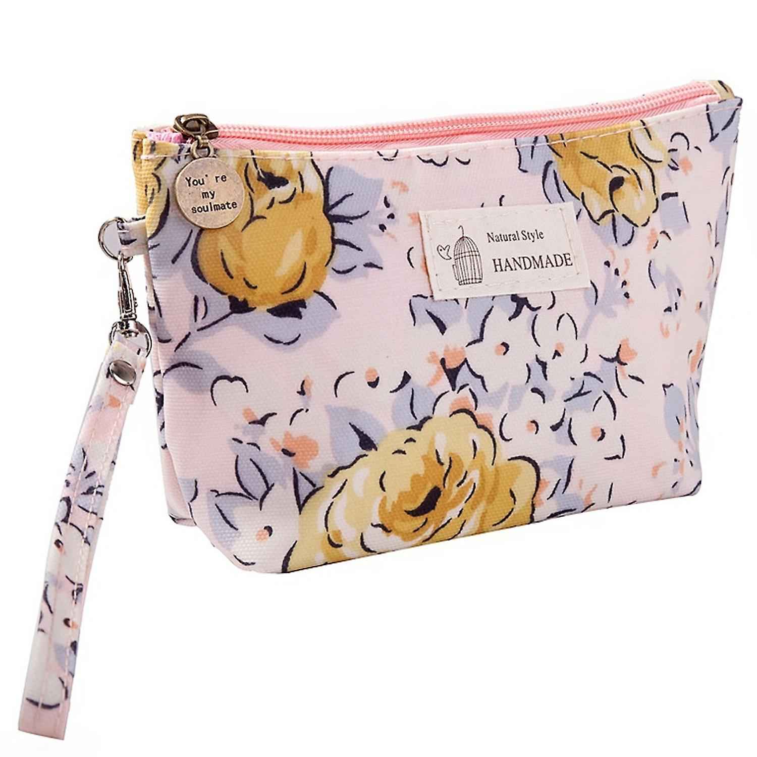 Eye-catching Storage Bag Durable Colorful Large Capacity Makeup Pouch for Daily Use