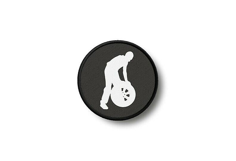 Patch badge ecusson prints thermocollant mecanicien mecano