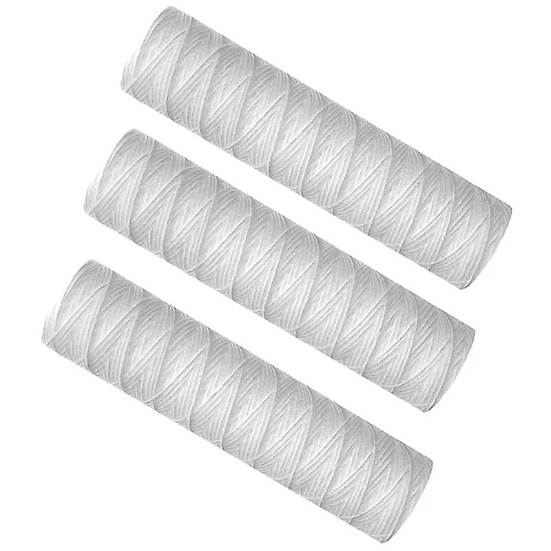 3Pcs Water Purifier 10 Inch String Wound Filter Cartridge 5 Micrometre PP Cotton Filter Sedmient Filter~10224