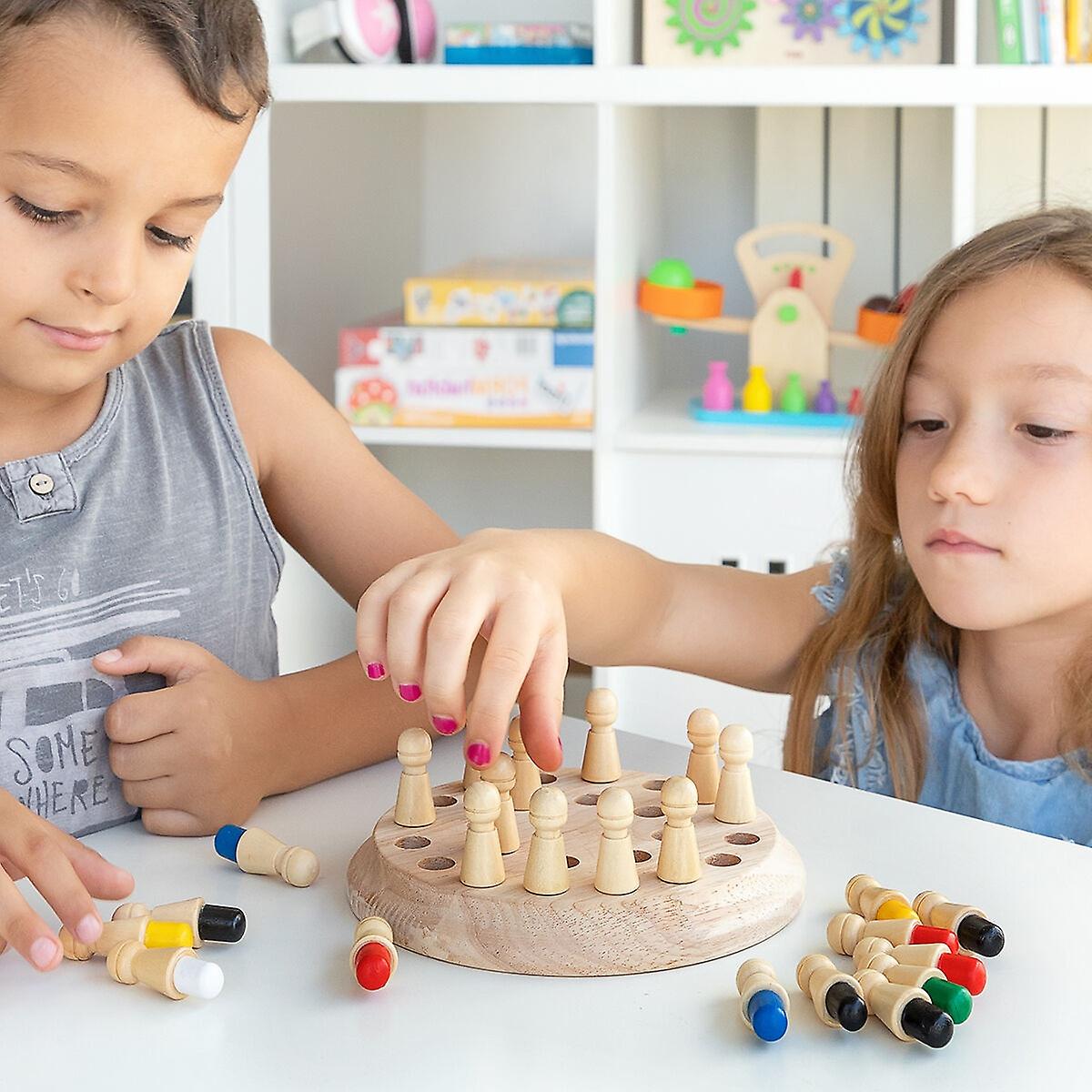 Wooden Memory Game Taeda InnovaGoods 26 Pieces