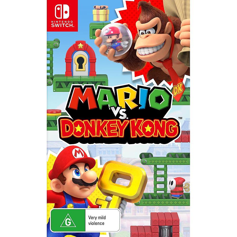 Nintendo Switch Classic Style Mario Vs Donkey Kong Video Game Ages 8+ and Up