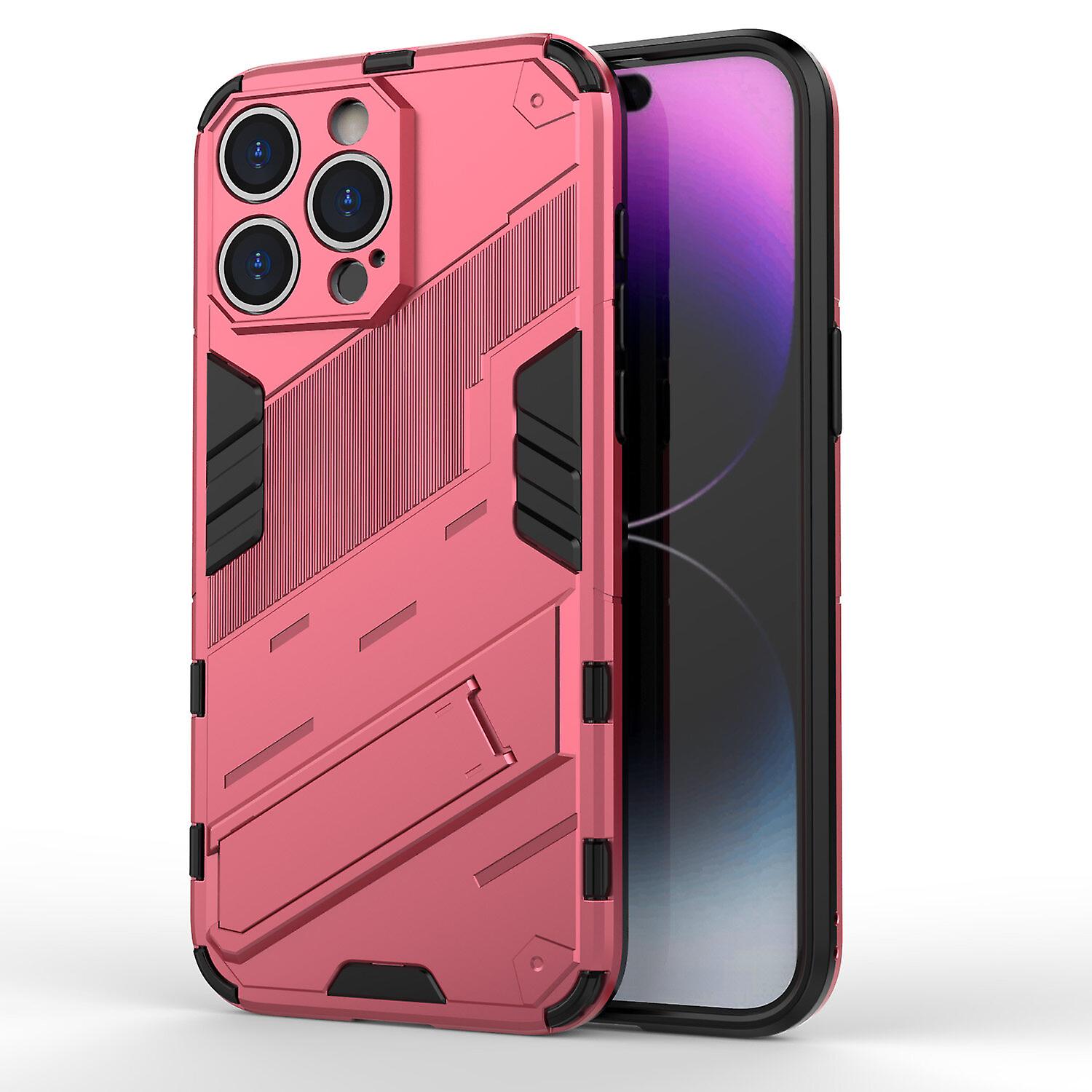 Slim Case For iPhone 14 Pro Max Shockproof Dual-Layer Stand Cover