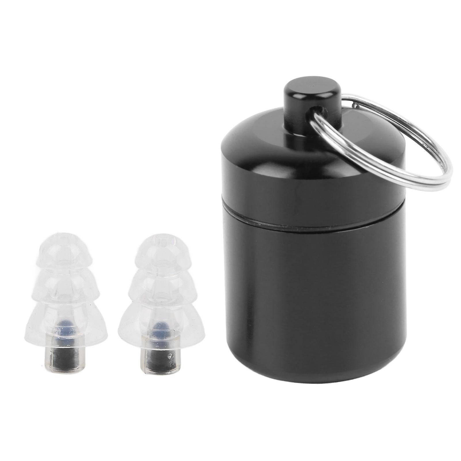 Music Earplugs Liquid Silicone Hearing Protection Individual Concert Earplugs with Metal Can
