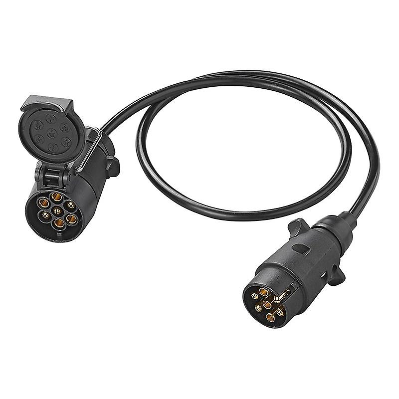 Extension cable 1M with plug and socket 7-pin