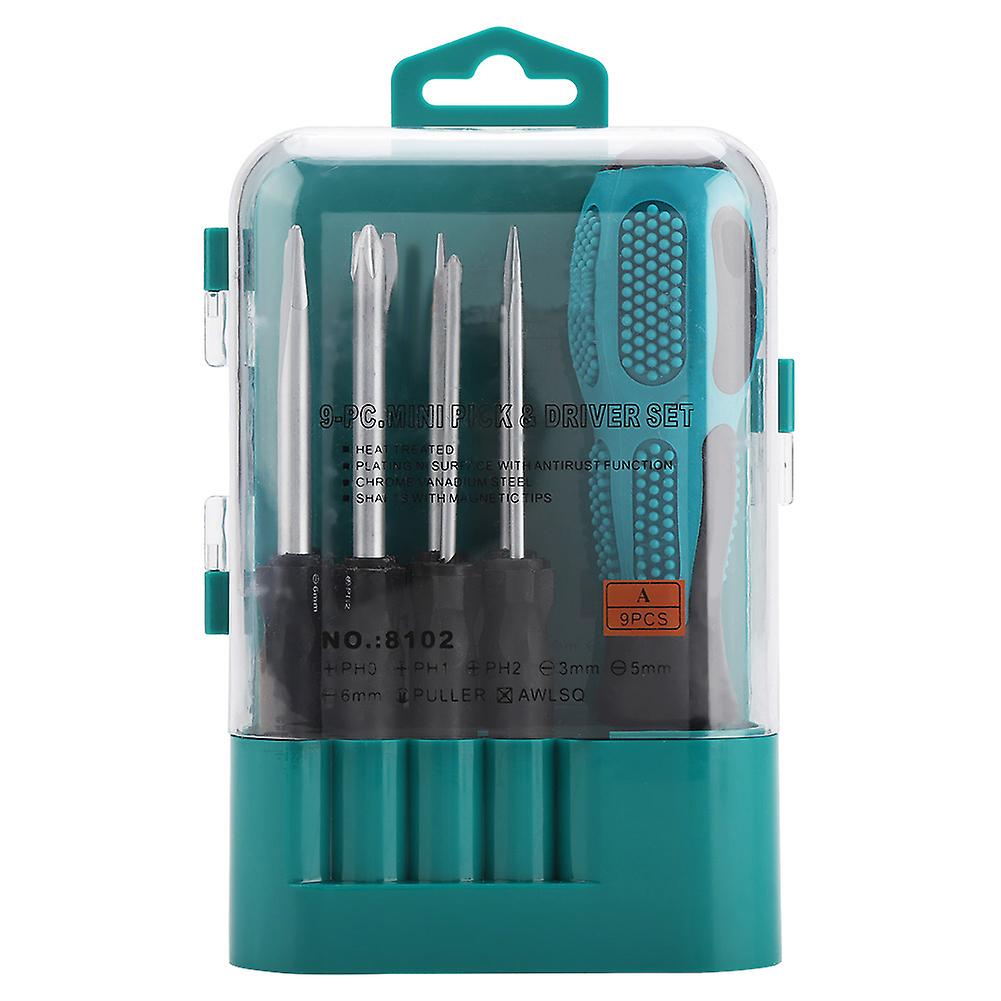 9in1 Multifunctional Slotted and Cross Insulated Screwdriver Combination Set Screwdriver Kit