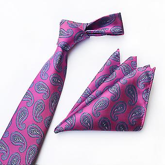 New Green Turkish Floral Ties for Men Silk Necktie Necktie Pocket Square Napkins Sets 8cm Gold/Grey/Ties Wedding Accessories A039