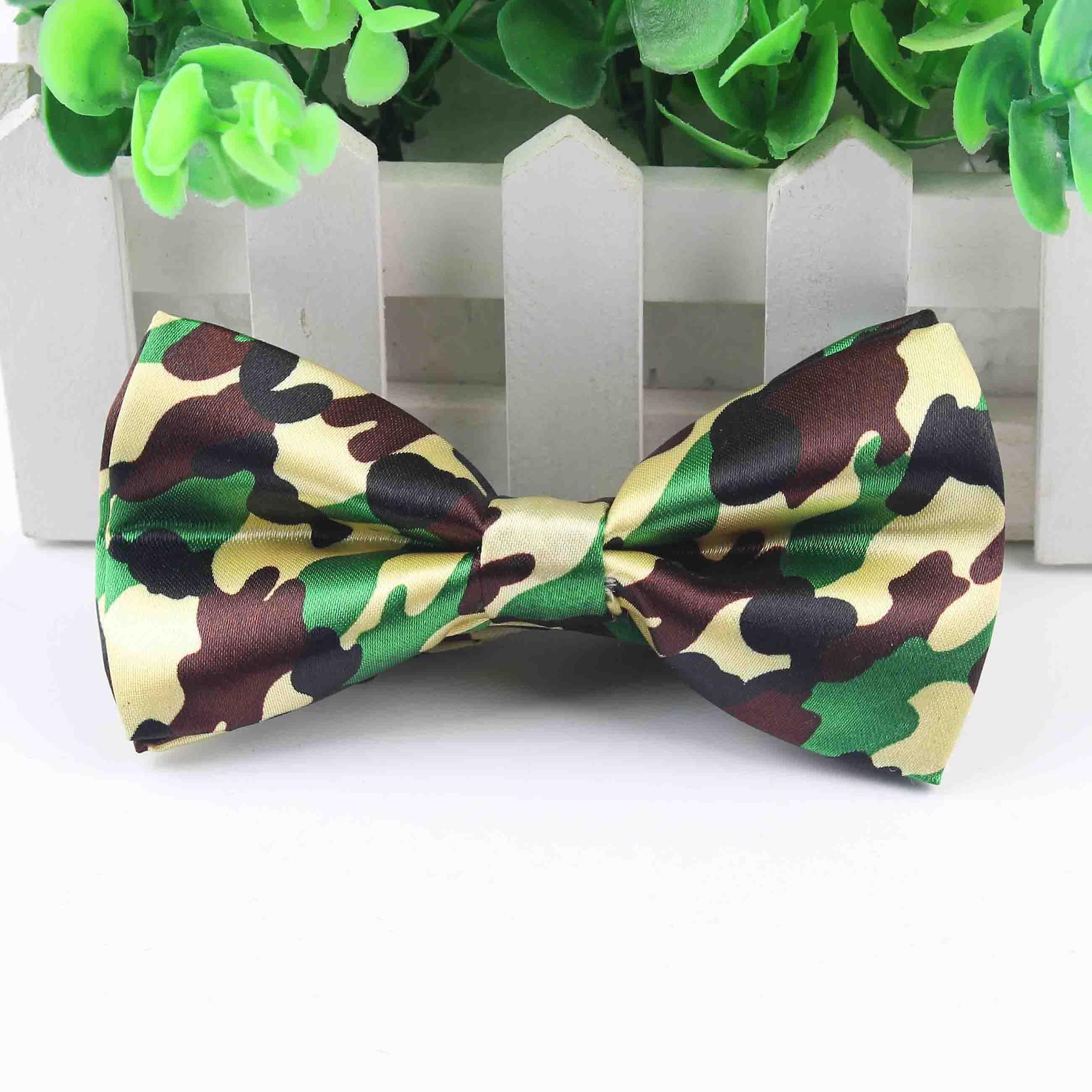 men's bow tie elastic bow tie smooth tie soft matte butterfly decorative pattern solid color ties