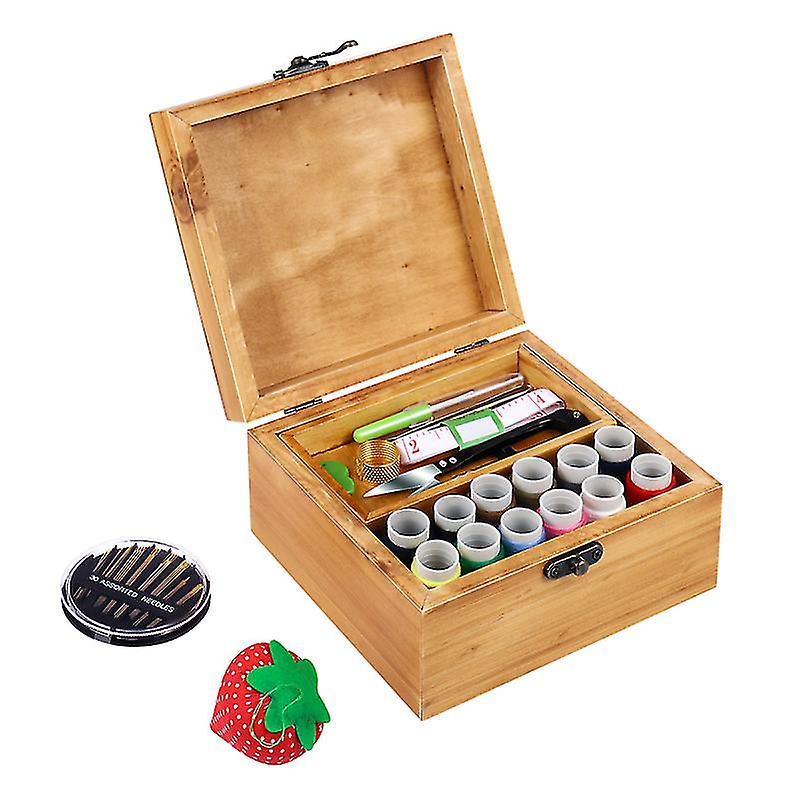 Timber Storage Jar For Sewing Use