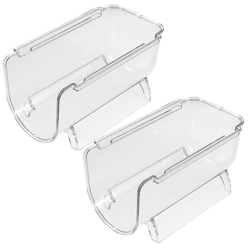 2pcs Transparent Wine Rack