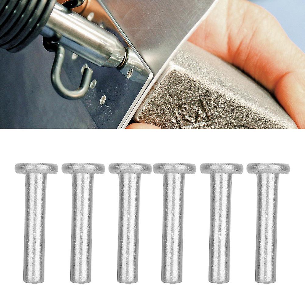 100pcs GB867 M4 x 25mm Flat Head Aluminum Solid Rivets