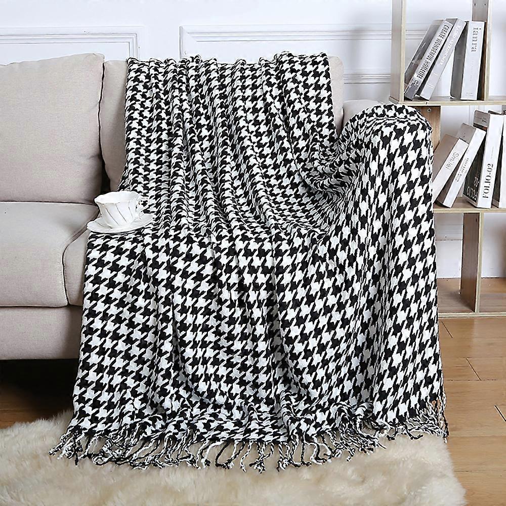 Super Soft Fringed Couch Blanket