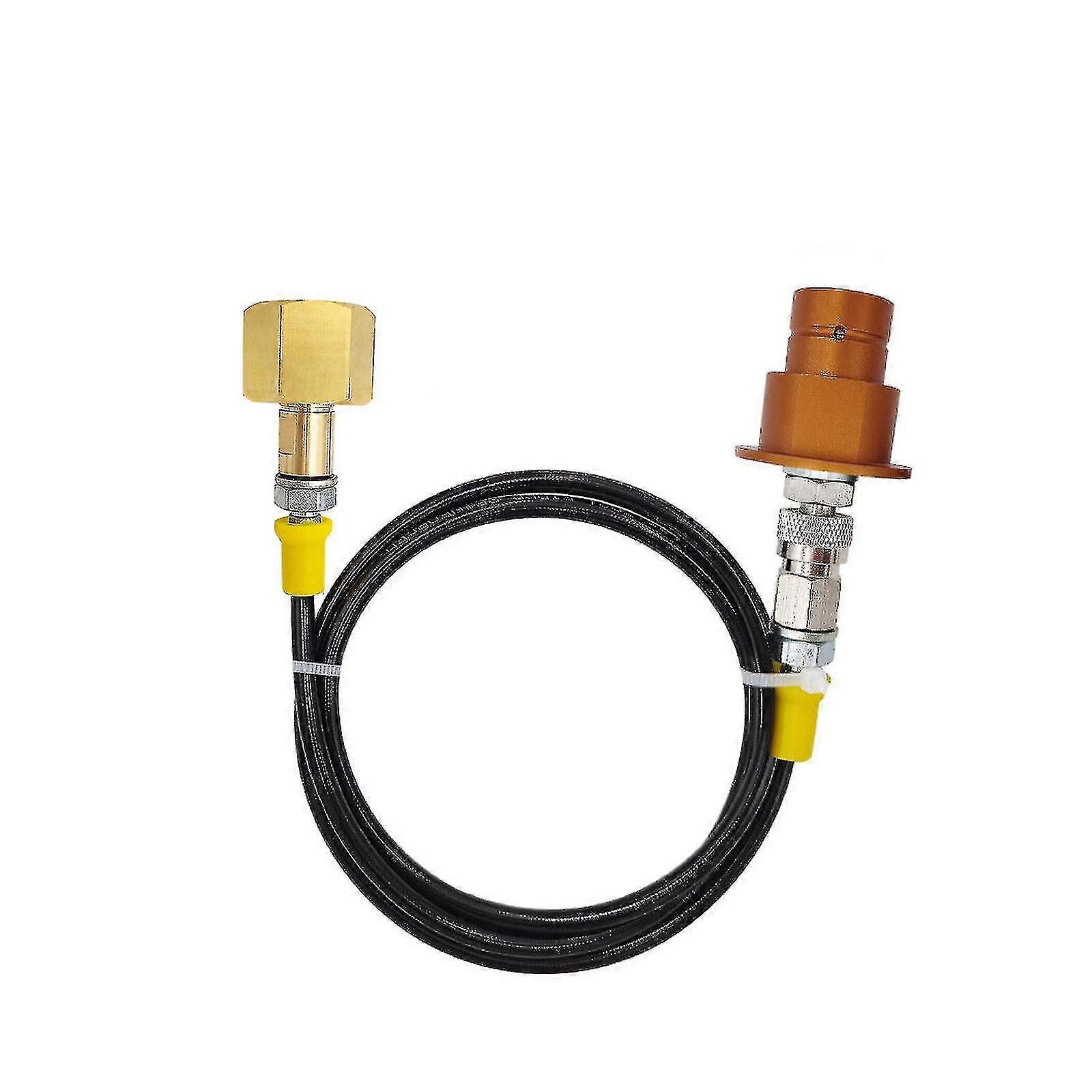 طقم خرطوم محول خزان CO2 الخارجي ل Sodastream Duo Quick Connect W21.8 G3 / 4-hao