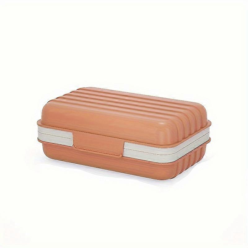Cutie de săpun dreptunghiulară din plastic, recipient pentru săpun de călătorie cu capac, carcasă portabilă pentru săpun, vas de săpun pentru camping de călătorie, sală de gimnastică, elemente esențiale de călătorie, accesoriu pentru baie
