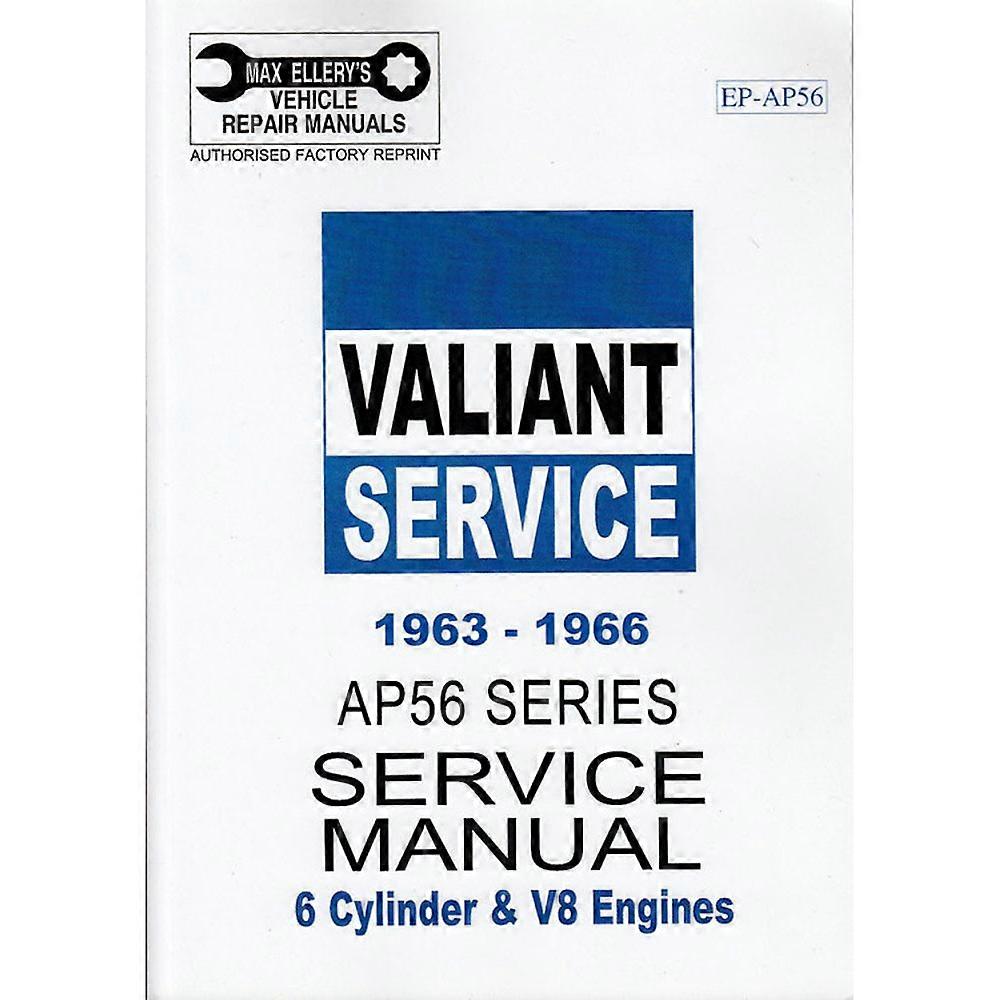 Valiant 1963-1966 AP5 και AP6 Series Εξαιρετικά λεπτομερές εγχειρίδιο επισκευής (χαρτόδετο)