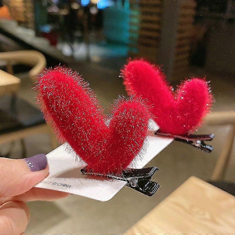 江虎新しいクリスマスヘアピンアントラーヘアクリップ鹿の耳クリスマスパーティーヘッドバンドフェスティバルラバーバンドボールヘアアクセサリーギフト