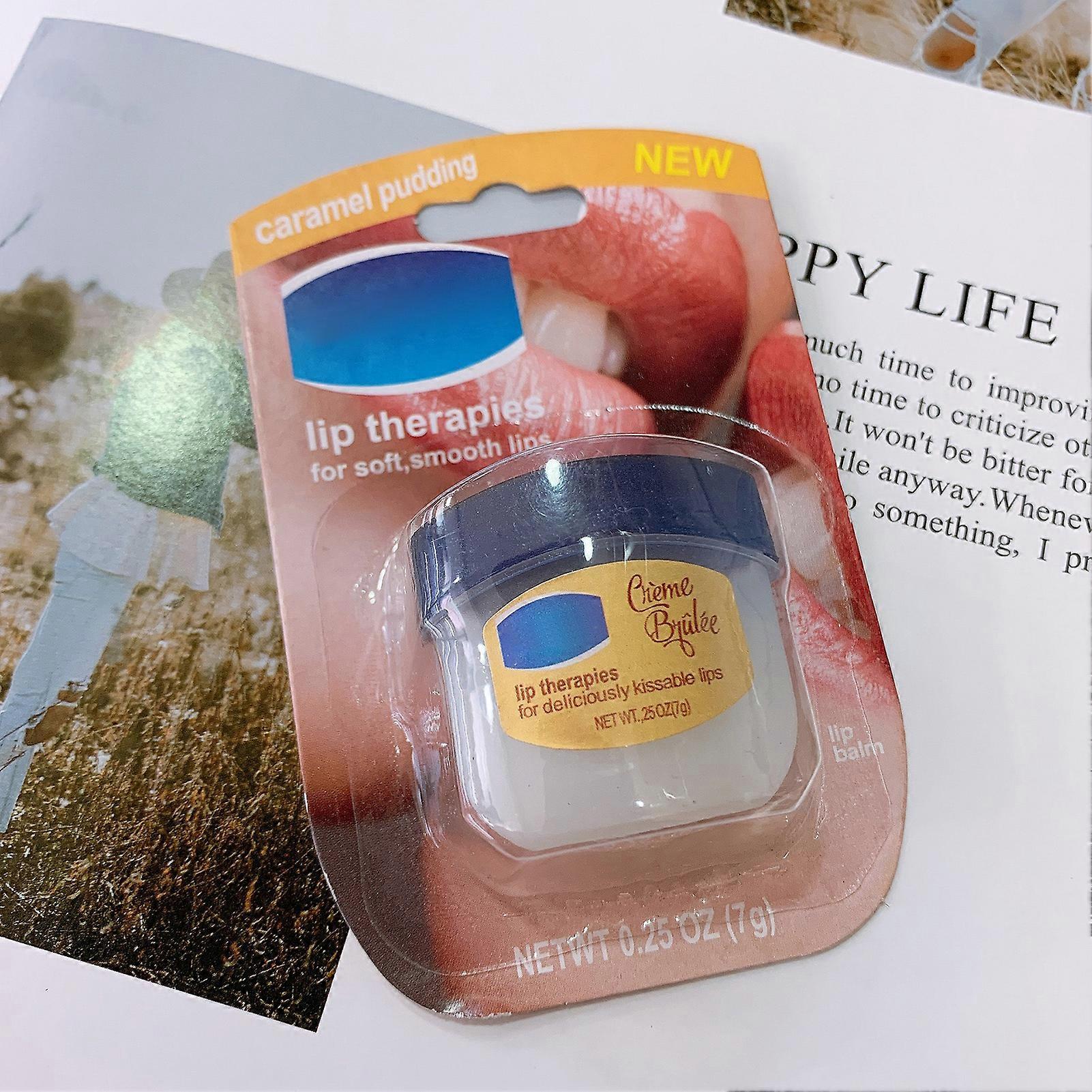 Lip Balm Moisturize Crack Proof Nourish Long Lasting Hydration Moisturize Lip Protectorpudding(yellow)