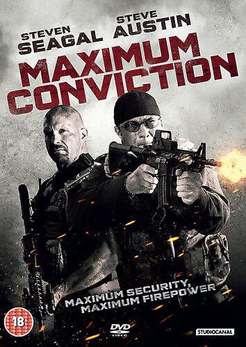 Maximum Conviction DVD (2013) Steven Seagal Waxman (DIR) cert 18 - Region 2
