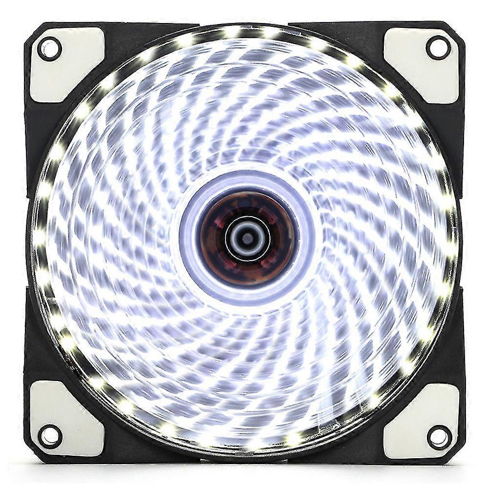 120mm Pc Computer Case Cooling Fan 33 Leds Lighting Heatsink Cooler