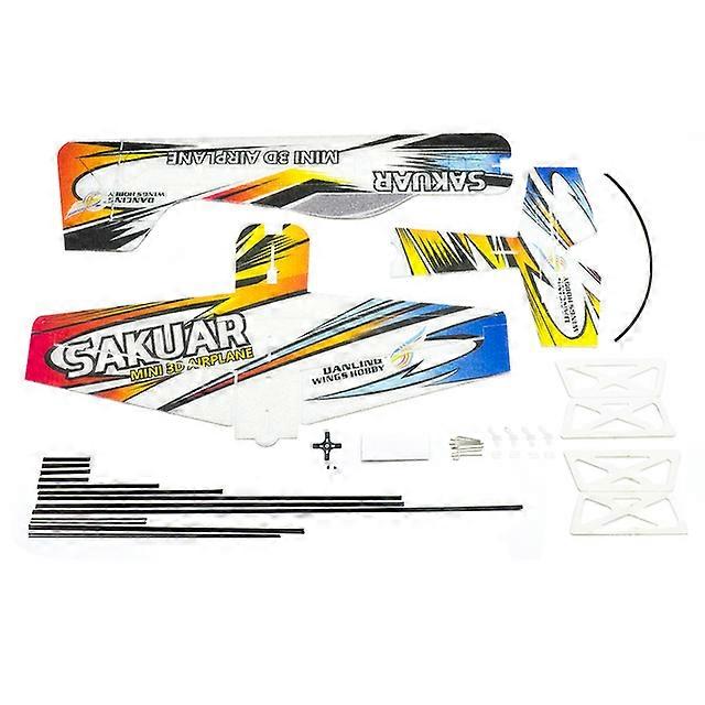 Electric 4CH RC Airplane Kit Aerobatic Fly Beginners EPP Foam DIY Mini 3D Sakura Airplane