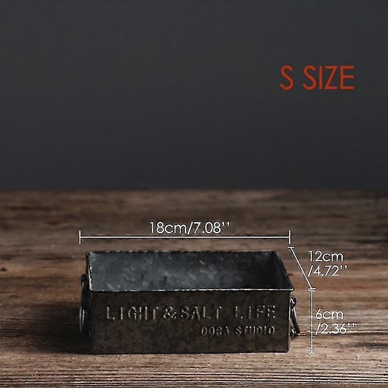 tray vintage storage breakfast serving metal bread cake snack