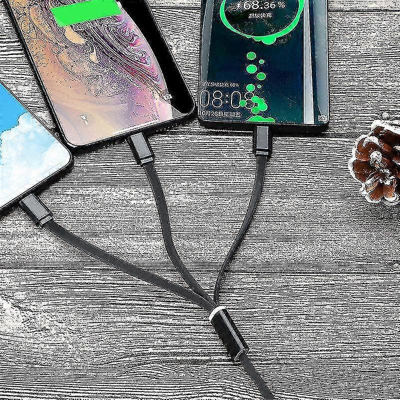 three-in-one data cable(black)