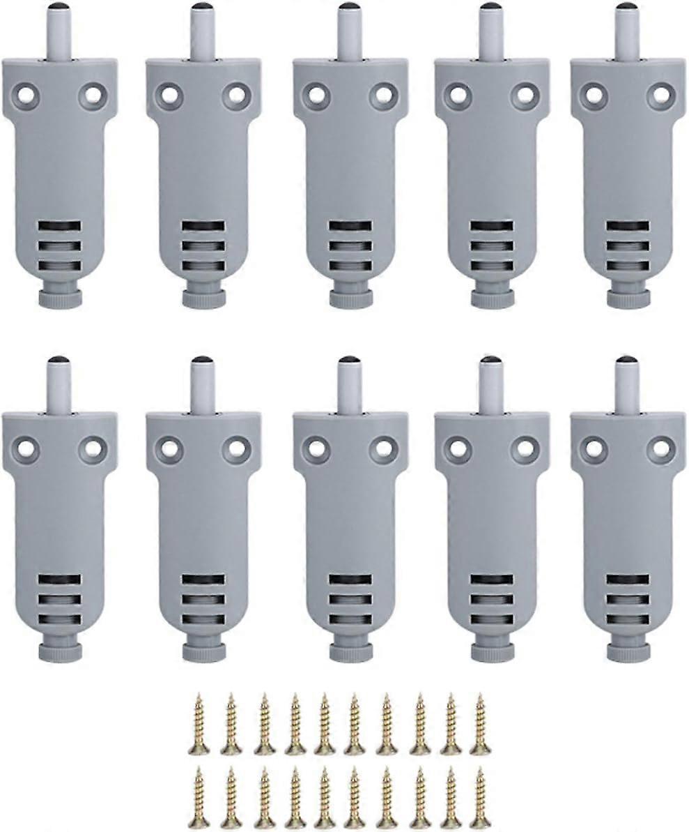 10Pcs Cabinet Door Buffer, Soft Close Cabinet Door Damper Absorber Heavy Duty Plastic ABS Adjustable Damper Reinforced Silent Damper