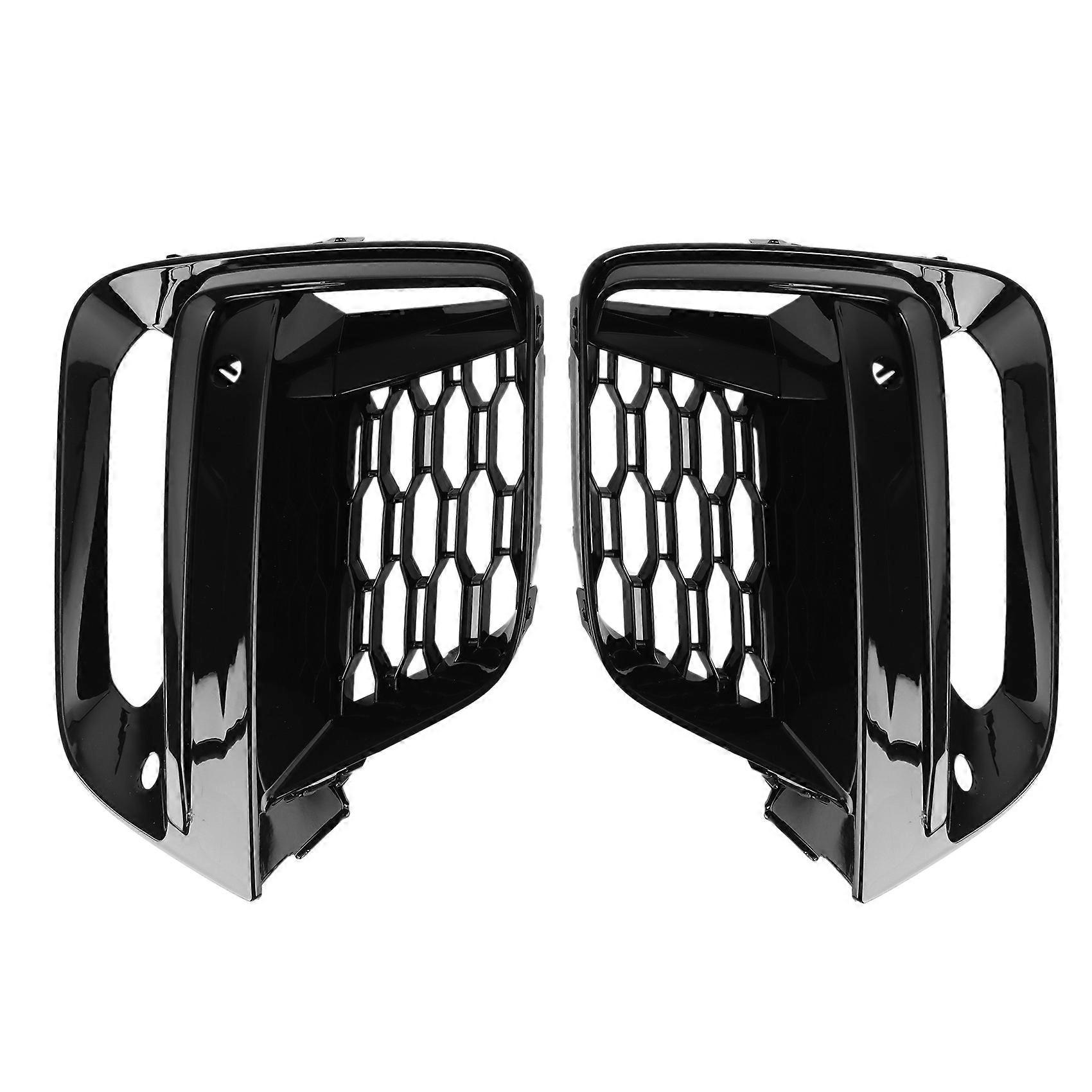 Front Fog Light Cover Grille Trim Accessories for - X3 G01 G08 X4 G02 2018 2019 2020 (with Fog Lamp