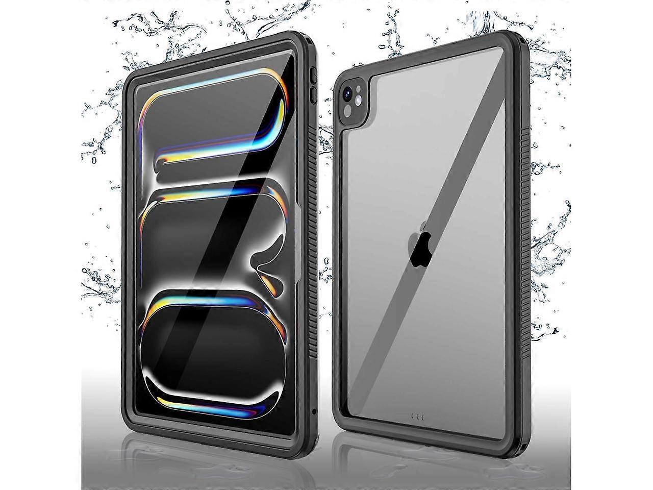 IP68 Waterproof Case for iPad Pro 11 Inch M4 2024 5th Generation Model A2836 A2837 A3006 with Built-in Screen Protector, Full Body Shockproof Protecti