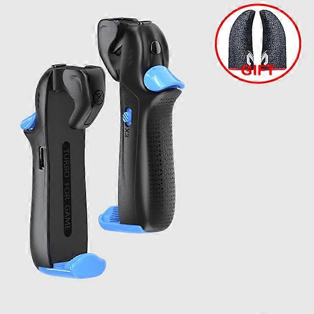 Mobile Phone PUBG Trigger Controller Four Fingers Button FPS Shooting Game Physics Capacitance Handle Grip For Xiaomi/Huawei/iOS