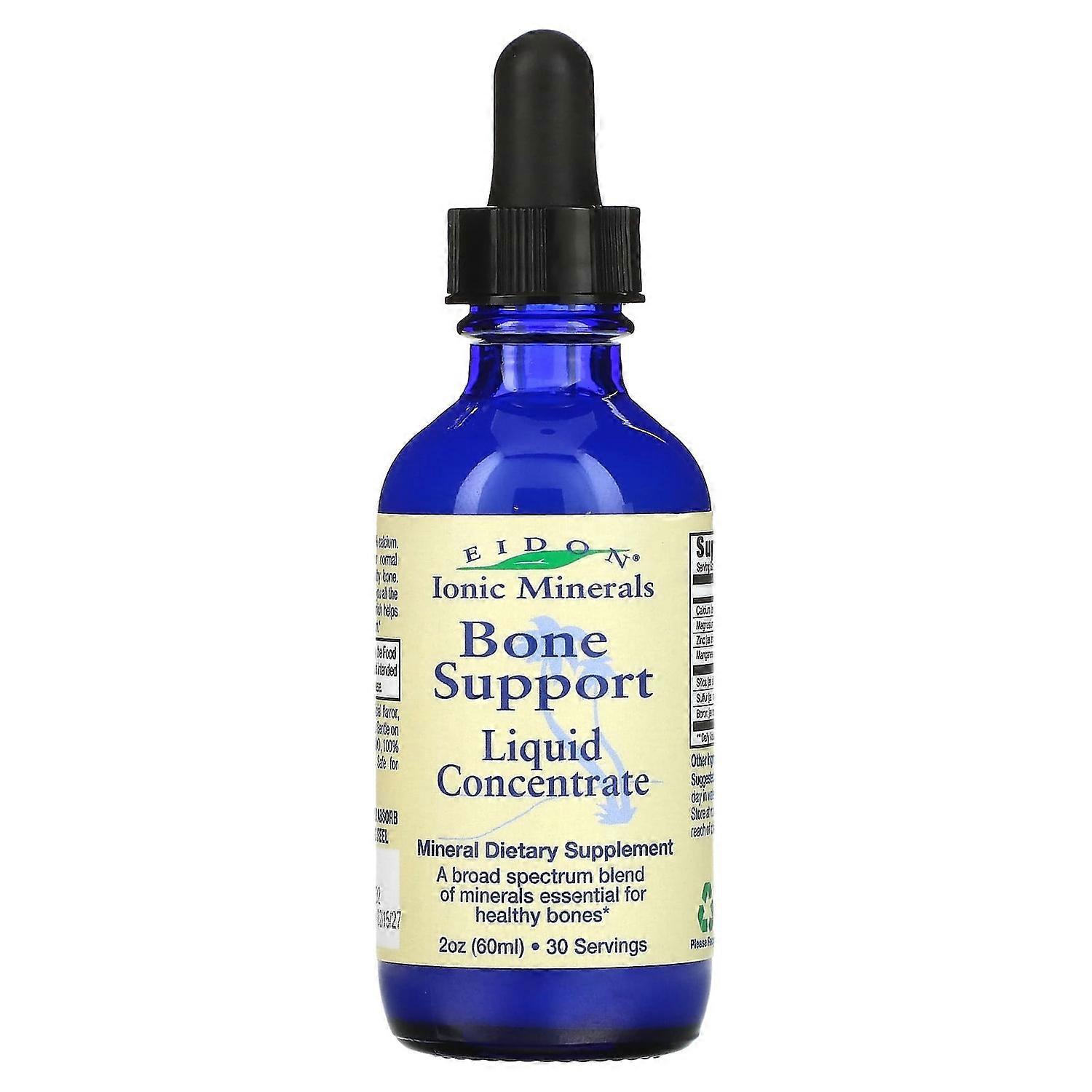 Eidon Ionic Minerals, Ionic Minerals, Bone Support, Liquid Concentrate, 2 oz (60 ml)