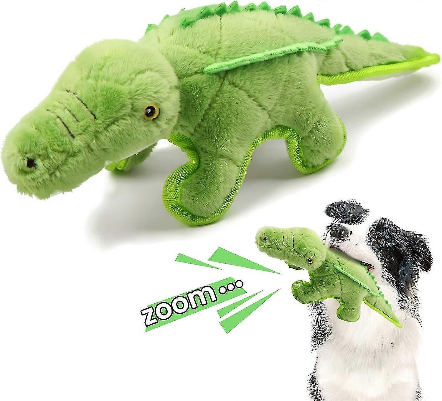 Plush Toy, Durable Interactive Dog Toy with Squeak, Natural and Non-Toxic Cotton, for Medium/Large Dogs.