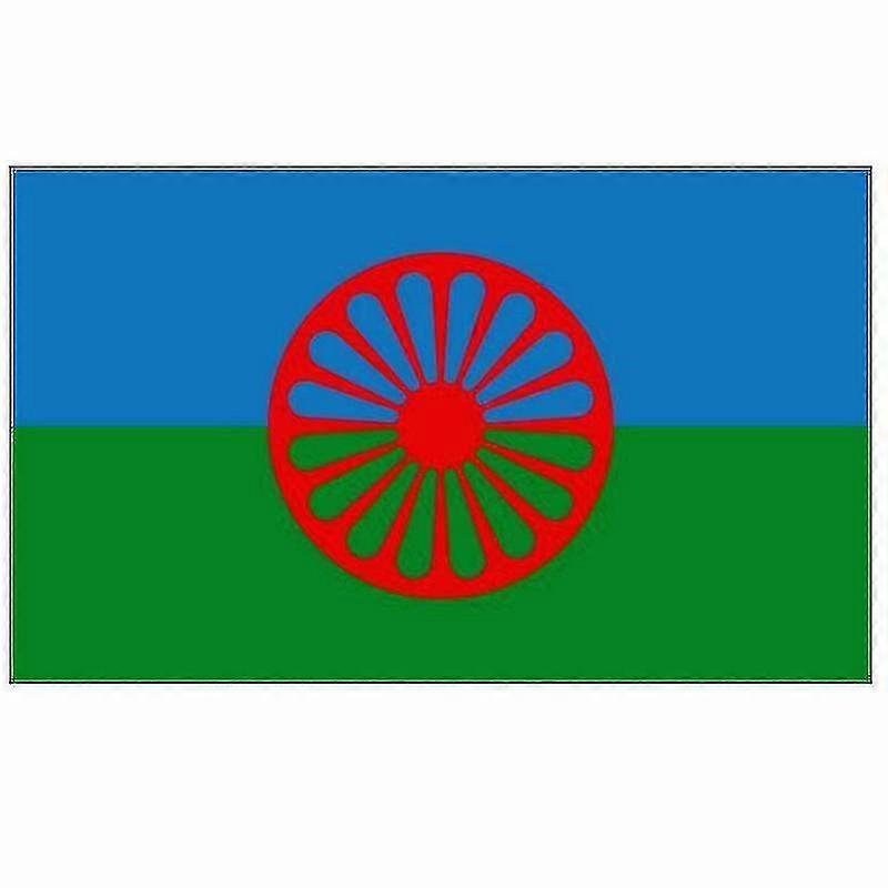 90x150cm Rom Gypsy Flag Of The Romani People - Polyester Custom Flag For Decoration