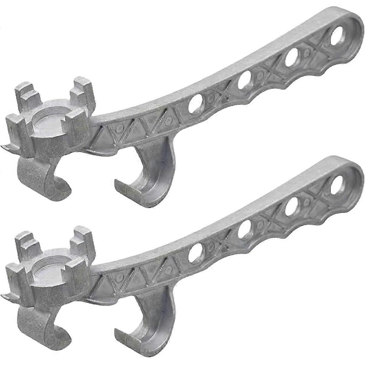 2x aluminiowy klucz do bębna, metalowy otwieracz do wiader o pojemności 5 galonów, do otwierania bębna o pojemności 10-55 galonów, pasuje do 2 cali