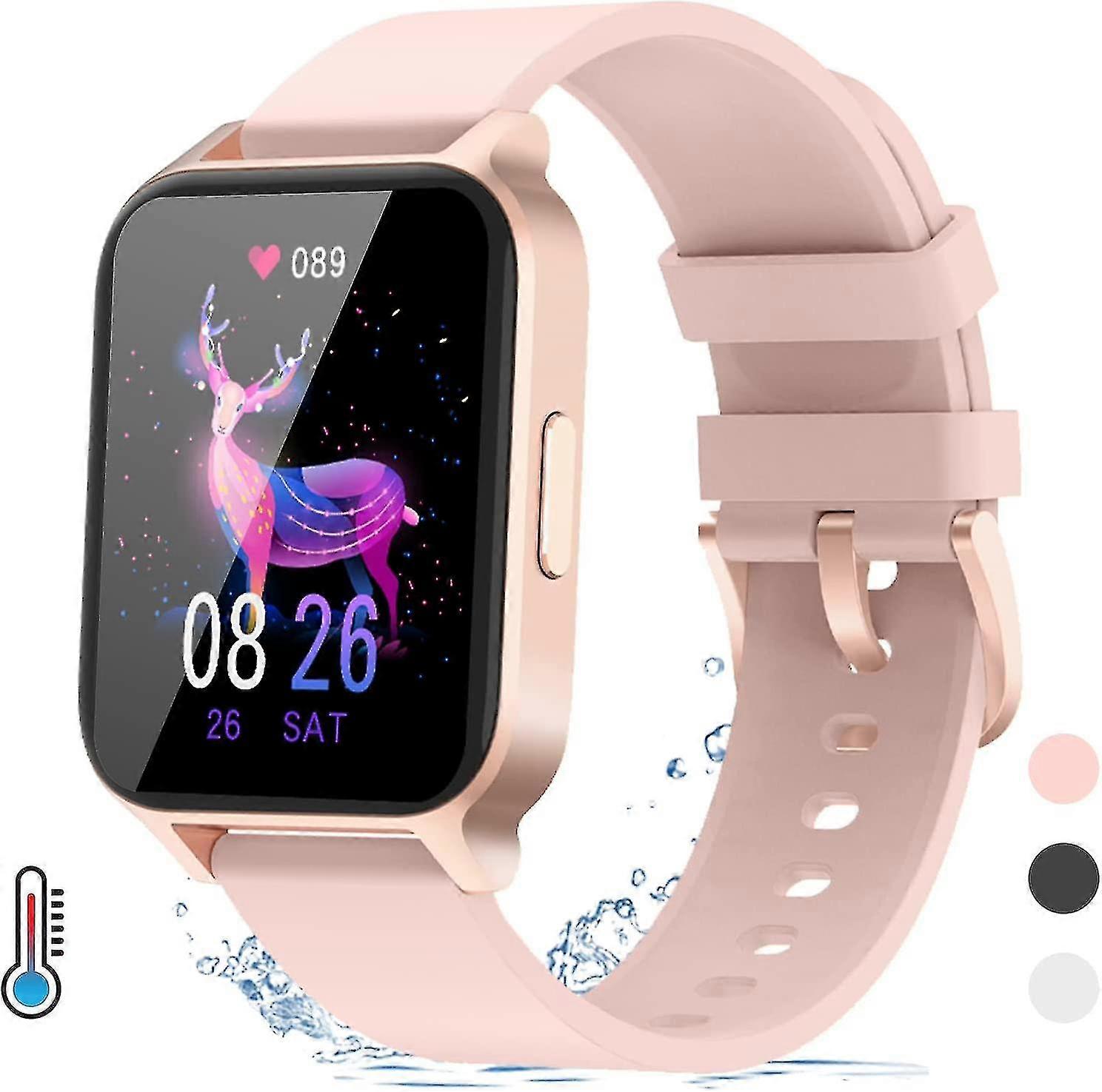 Smart Watch, Fitness Smartwatch Body Temperature With Heart