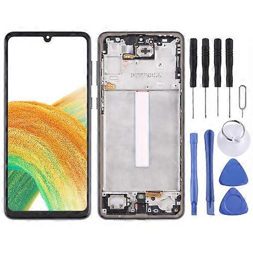 ORIG Super AMOLED LCD Screen For Samsung Galaxy A33 5G SM-A336B Digitizer Full Assembly with Frame