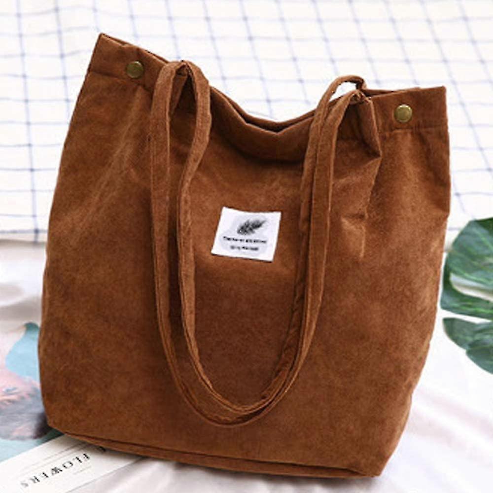 XYTAHDM Borsa a Tracolla in Velluto a Coste,Borsa a Tracolla Donna,Borsa a Spalla Grande,Borsa Shopping,Tote Sacchetto,Borsa Grande Capacità,per uso Quotidiano Ufficio Scolastiche(Bianco