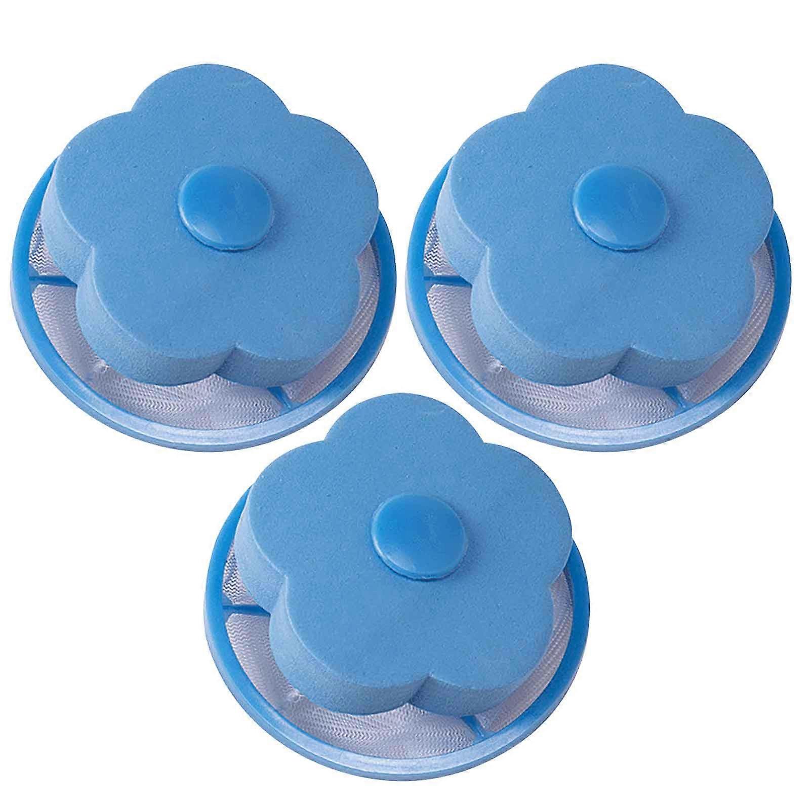 3pcs Washing Machine Lint Filter Bag Laundry Mesh Hair Catcher Floating Ball Pouch