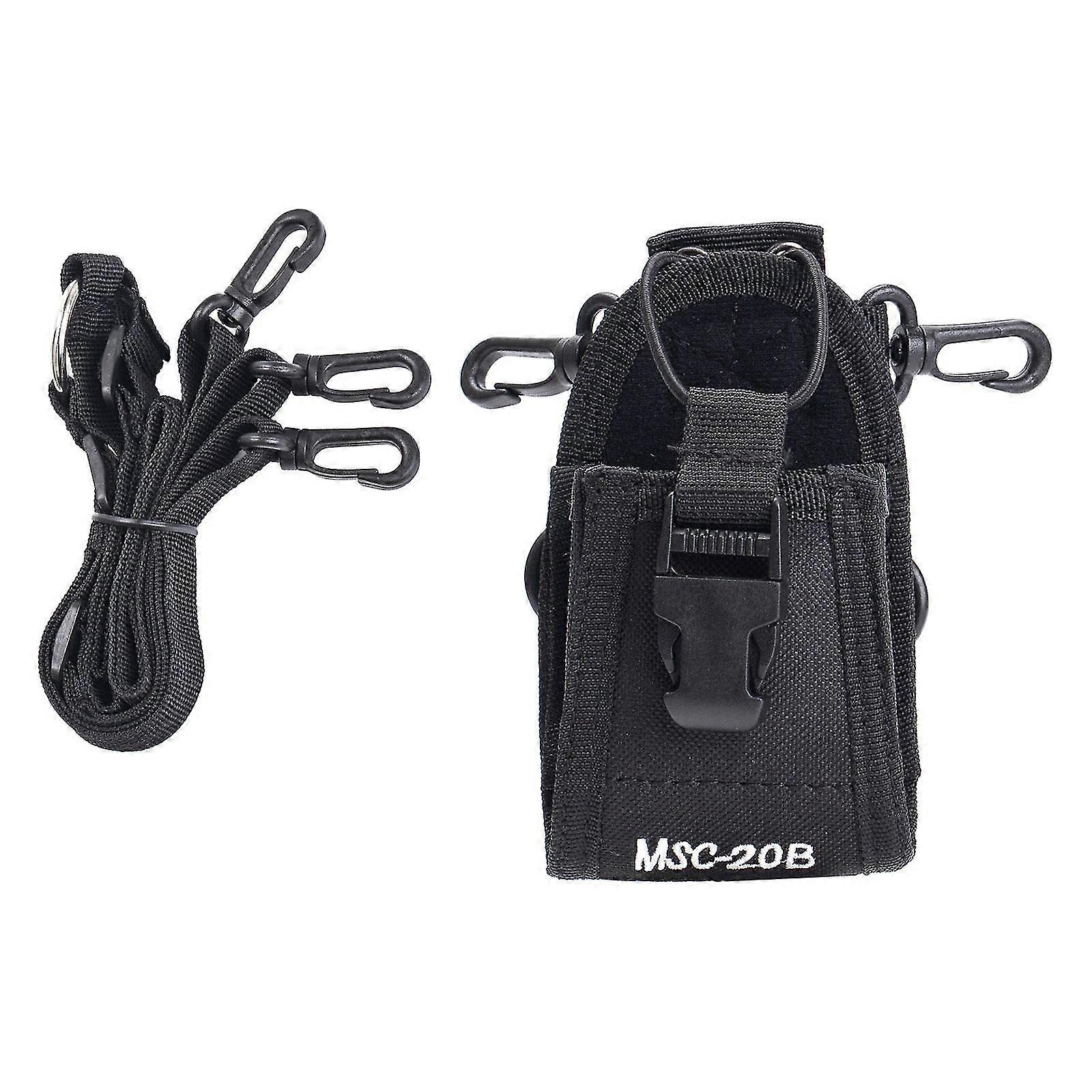 Walkie Talkie Pouch Handsfree Convenient Nylon Storage Bag For