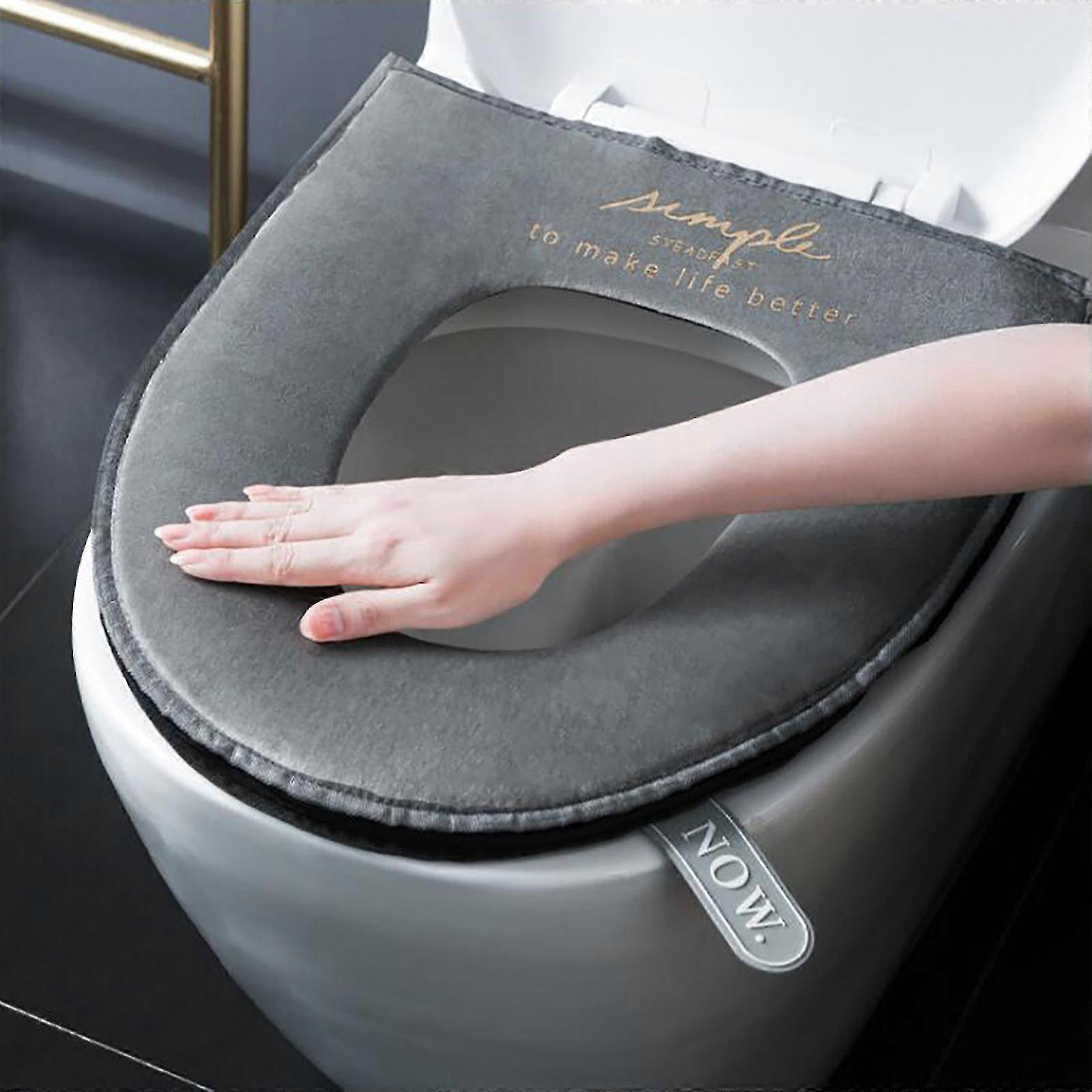 Copertura WC estiva Copri WC Plus Adesivo WC in velluto Tipo di cerniera