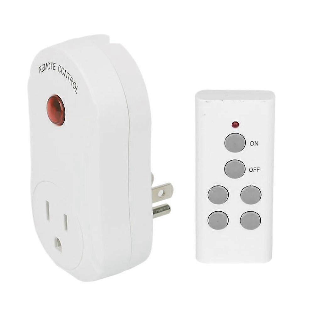 Wireless Remote Control Smart Electrical Outlet Switch One Drag One For Lights Fans Small Appliance