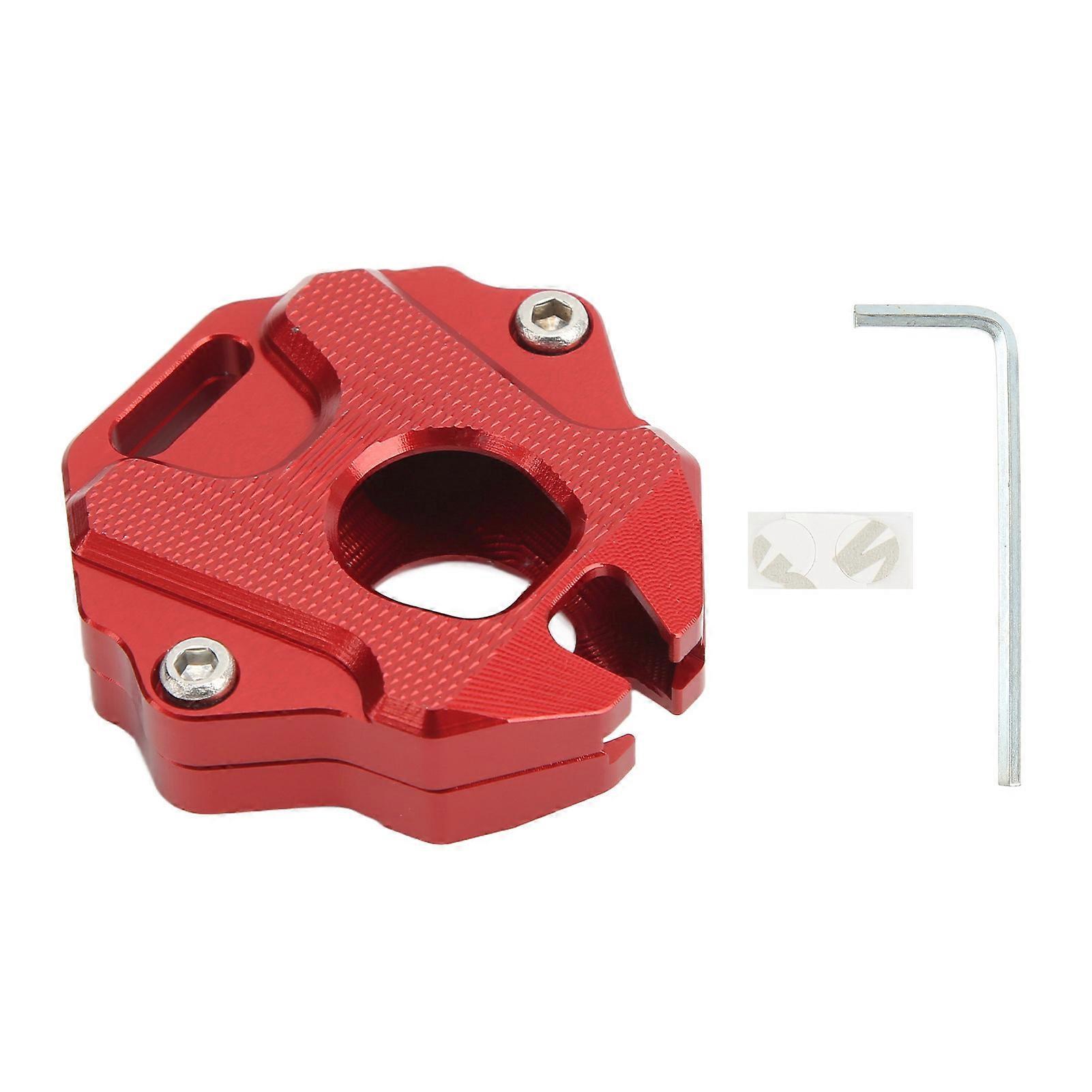 Motorsykkelnøkkelskall CNC metall solid stilig perfekt passform erstatning for CB650R CBR650R 2020+ (rød)