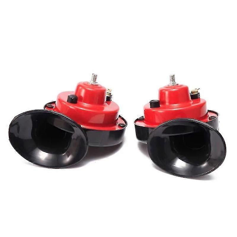 1 pari 12v 110db 510hz moottoripyörä auto moottoriajoneuvo sarvi kaksoisetana sarvi korkea matala