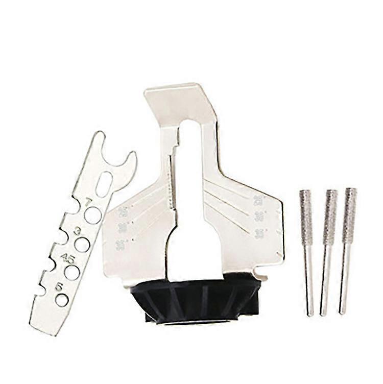 Saw Chain Tool Sharpening Kit, Rotary Chainsaw Sharpening Kit, Chainsaw Sharpening Accessory, Black