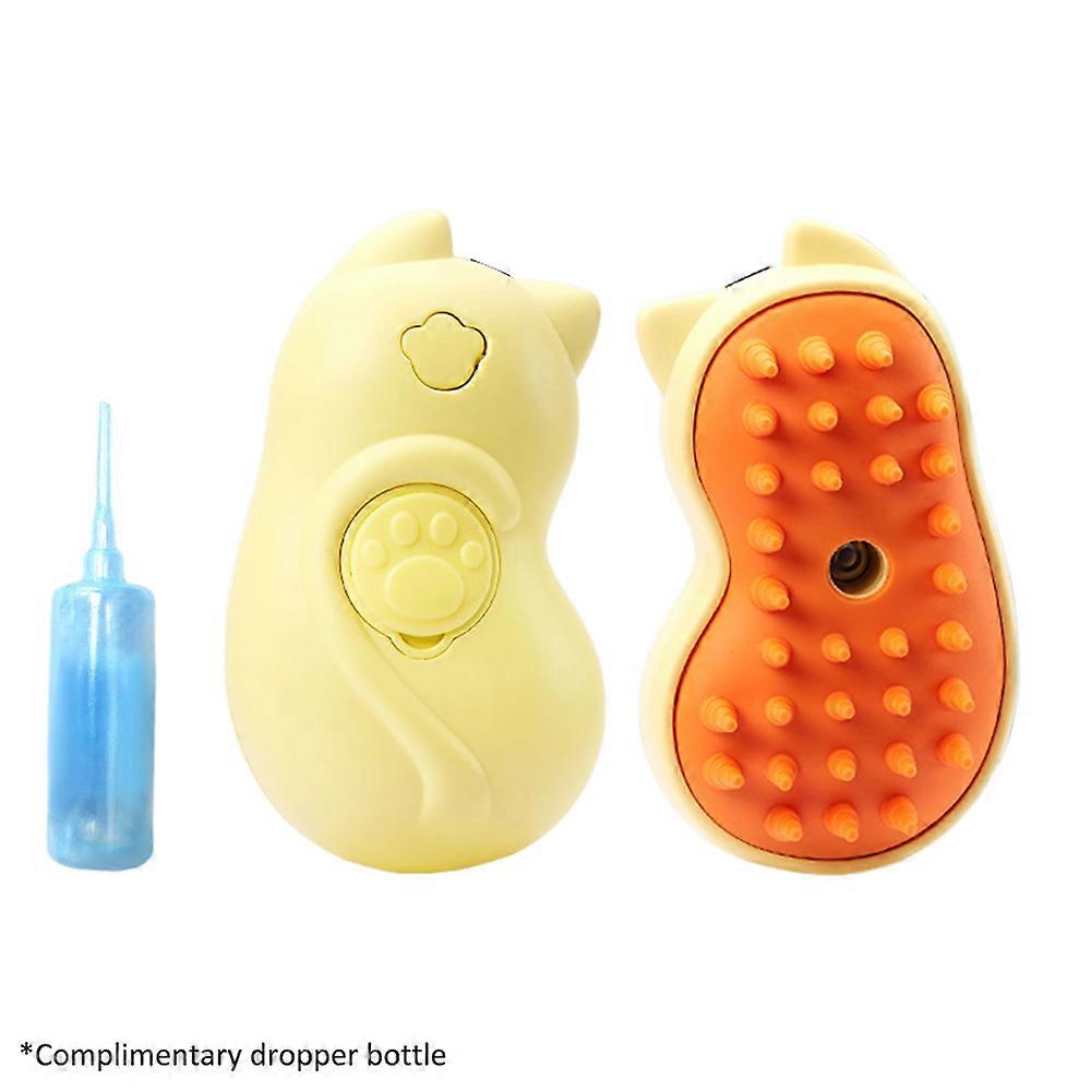 3 in 1 Cat Steamy Brush,Electric Cat Steam Brush, Spray Comb for Removing Tangled and Loose Hair