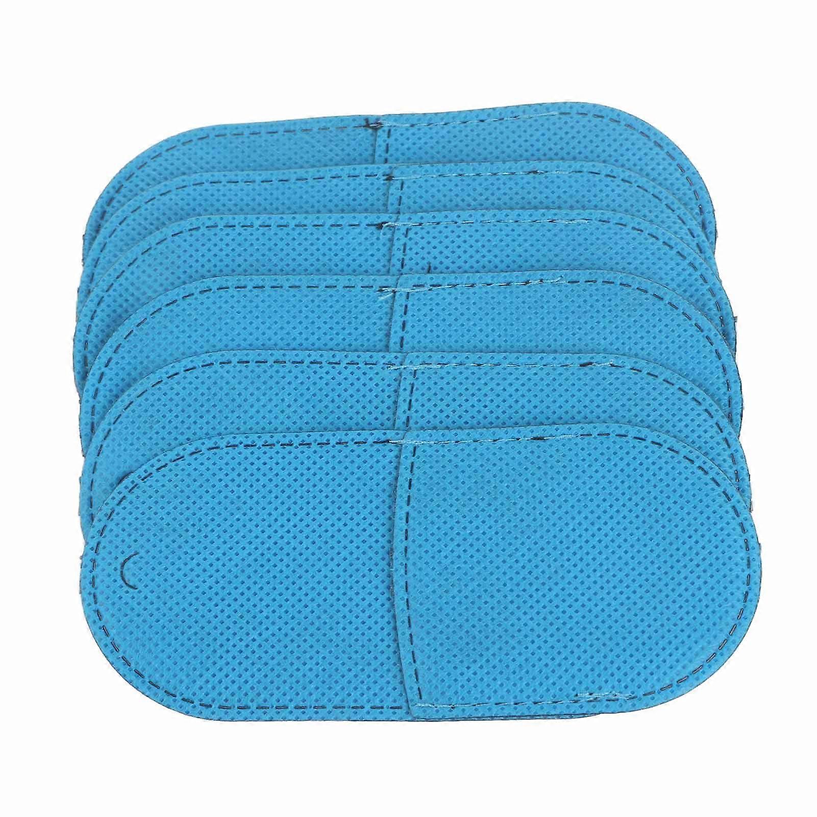 6pcs Amblyopia Eye Pack Right and Left Eye Patch for Glasses for Adults Kids After Surgery Blue L: 10x5cm / 3.9x2.0in