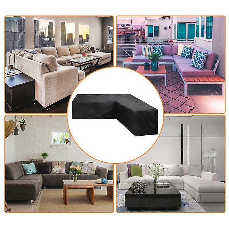 EVAGO uteplats möbler set täcker vattentät rektangulär utomhus lock ultimat dammtät anti-UV alla väder skydd stor trasa set för att äta ta