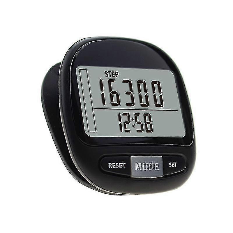 3D Pedometer for Walking with Clip and Strap,Calorie Counter, Memory. Accurate Step Counter for Men Women & Kids