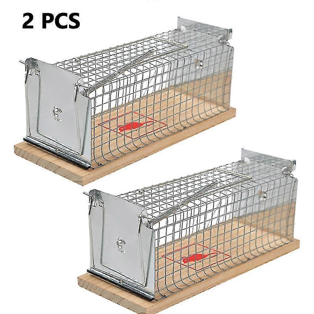 2 st trädgårdsråttfälla Live för inomhus utomhus Djurvänligt